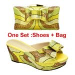 Yellow Shoe and Bag