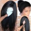 Deep Curly Bob Water Wave Wigs Peruvian Remy Pre Plucked Frontal Hair For Women  
